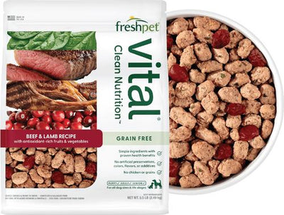 Vital Beef & Lamb Grain-Free Fresh Dog Food, 11-lb bundle