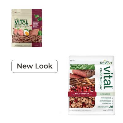 Vital Beef & Lamb Grain-Free Fresh Dog Food, 11-lb bundle