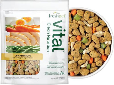 Vital Chicken Recipe Fresh Dog Food, 1.75-lb bag, bundle of 8