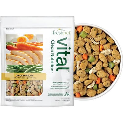 Alimento fresco para perros Vital Chicken Recipe, bolsa de 1,75 lb, paquete de 8