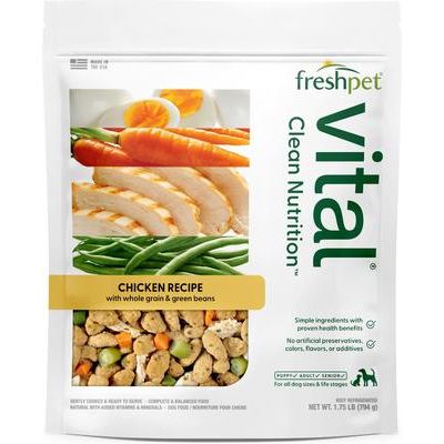 Alimento fresco para perros Vital Chicken Recipe, bolsa de 1,75 lb, paquete de 8