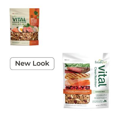 Bundle: Freshpet Vital Chicken, Beef, Salmon & Egg Recipe Fresh Food + Dognation Turkey Bacon Fresh Dog Treats