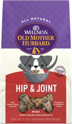 by Wellness Mother's Solutions Hip & Joint Natural Oven-Baked Biscuits Dog Treats, 20-oz bag