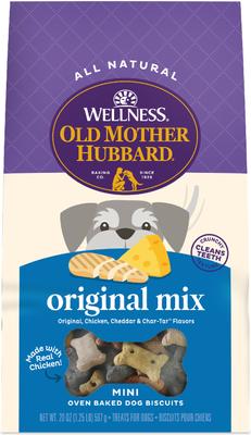 Galletas mini horneadas para perros Wellness Classic Just Vegg'N Natural, bolsa de 20 oz