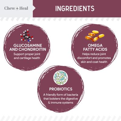 Senior 12-In-1 Advanced Multivitamin Soft Chews Supplement for Senior Dogs, 120 count