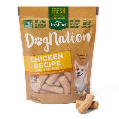 Bundle: Freshpet Dognation Chicken Recipe Fresh Treats + Vital Chicken, Beef, Salmon & Egg Recipe Fresh Dog Food