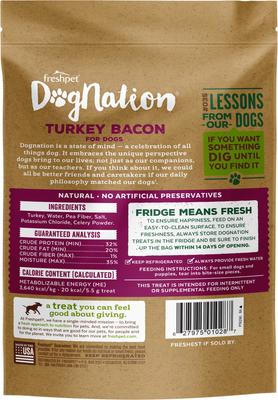 Bundle: Freshpet Vital Chicken, Beef, Salmon & Egg Recipe Fresh Food + Dognation Turkey Bacon Fresh Dog Treats