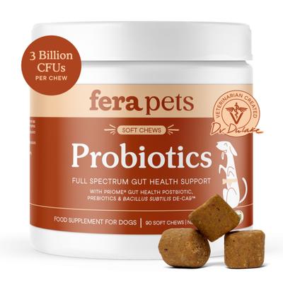 Probiotic Soft Chew Supplement for Dogs, 90 count