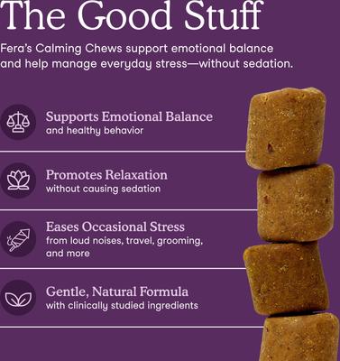 Calming Soft Chews Supplement for Dogs, 90 count