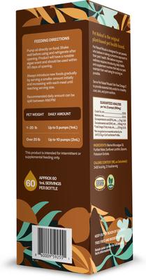 Omega 3 Algae Liquid Skin & Coat Supplement for Dogs & Cats, 2-oz jar