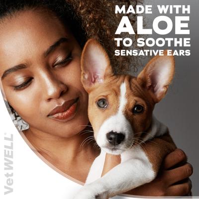 EarWELL Otic Cleansing Solution with Aloe Cucumber Melon Scent Dog & Cat Ear Solution, 8-fl oz bottle