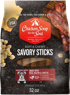 Savory Sticks Real Bacon & Cheese Dog Treats, 32-oz bag