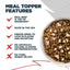 Meal Toppers Beef & Sweet Potato Recipe High-Protein Freeze-Dried Dog Food Topper, 8-oz bag