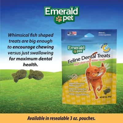 Feline Dental Treats with Turducky Cat Treats, 3-oz bag