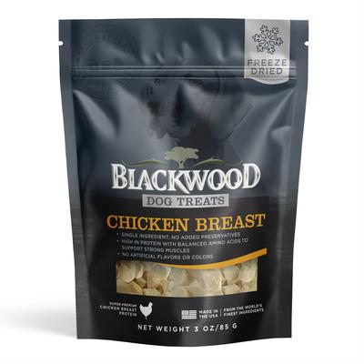 Single Ingredient 100% Chicken Breast Grain-Free Adult Freeze-Dried Dog Treats, 3-oz bag