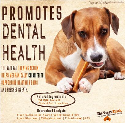 5 to 6-in Himalayan Yak Cheese Dog Chew Treats, Large, 2-lb bag