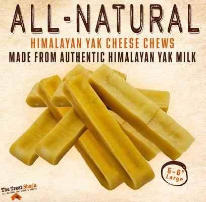 5 to 6-in Himalayan Yak Cheese Dog Chew Treats, Large, 2-lb bag