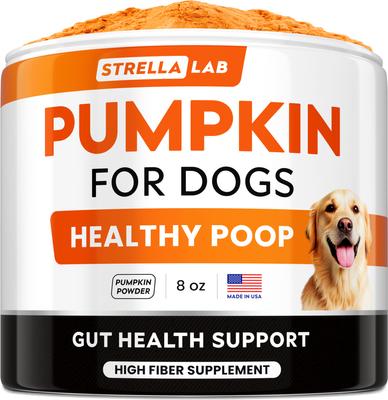 Pumpkin High Fiber Powder Stool Consistency & Softener Supplement for Dogs, 8.1-oz jar