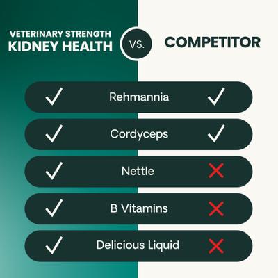 Veterinary Strength Kidney Health Renal Essentials Pro Creamy Chicken Flavored Liquid Kidney Supplement for Cats, 4-fl oz bottle