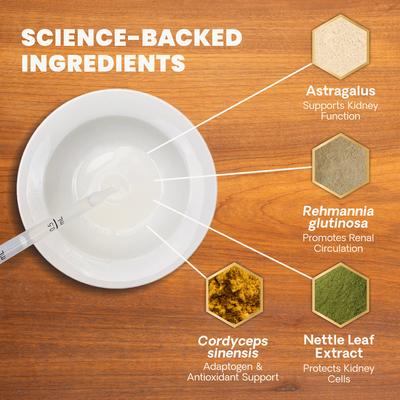 Veterinary Strength Kidney Health Renal Essentials Pro Creamy Chicken Flavored Liquid Kidney Supplement for Cats, 4-fl oz bottle