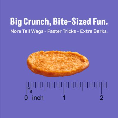 Bark'N Crunch! Chicken Chips Cheese Flavor Dehydrated Dog Treats, 4-oz bag