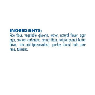 FLOSSta Dual Action Peanut Butter Flavor Dental Dog Chews, 1 count