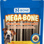 Mega-Bone Long-Lasting Rawhide-Free Cheese Burger Flavor Adult Dog Chew, 16.8-oz bag, 6 count