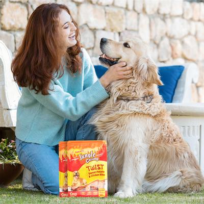 Skinless Chicken Gluten-Free & Grain-Free Wrapped Sweet Potato Chewy Dog Treats, 10.6-oz