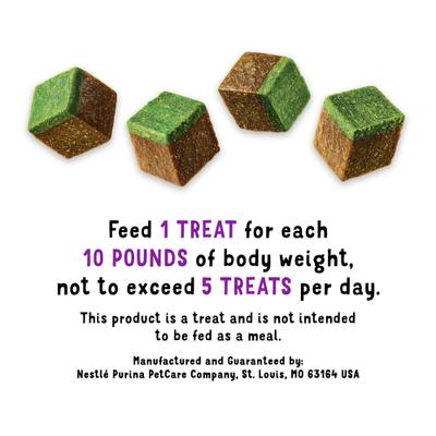 Premios para perros con forma de bloques de película de Minecraft con tocino y cecina, bolsa de 177 g