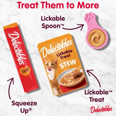 Delectables Squeeze Up Chicken & Veggie Lickable Cat Treats, 0.5-oz tube, 32 count