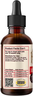 Relief Broad Spectrum Extract Oil Plus Supplement for Dogs, 2-fl oz bottle