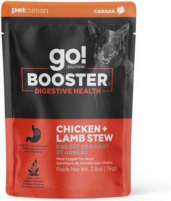 Booster Digestive Health Chicken & Lamb Stew Wet Dog Food, 2.8-oz pouch, 12 count