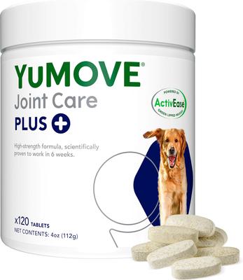 YuMOVE Plus Chewable Tablet Extra Strength Joint Supplement for Dogs, 120 count