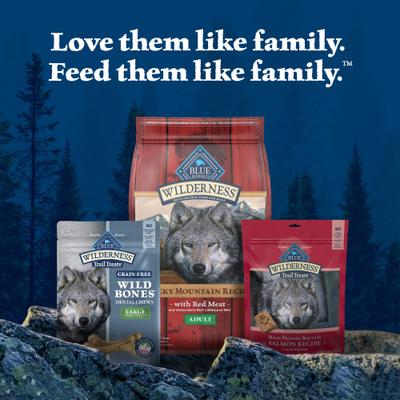 Wilderness Wild Bones Grain-Free Large Dental Dog Treats, 27-oz bag, count varies