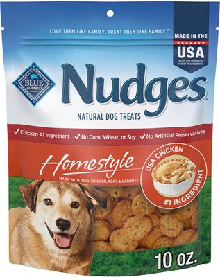 Nudges Homestyle Real Chicken Dog Treats, 16-oz bag