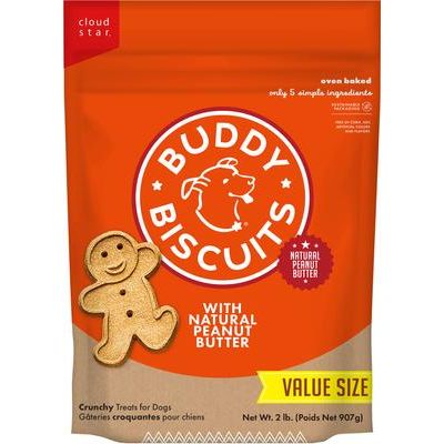 Golosinas para perros originales horneadas con mantequilla de maní, bolsa de 3.5 lb, paquete de 2