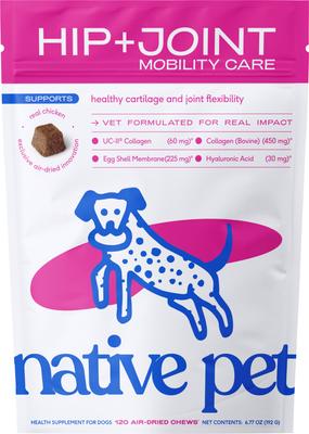 Hip & Joint Mobility Care Chews for Dogs, 120 count