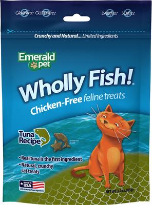 Wholly Fish! Tuna Recipe Cat Treats, 3-oz bag