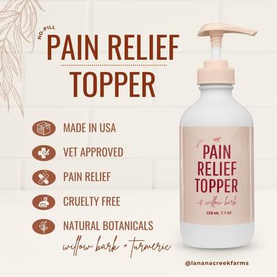 Pain Relief Liquid Food Topper for Dogs, 7.7-fl oz bottle