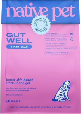 GutWell Itchy Skin Relief Supplement for Dogs with Probiotics, 12.7-oz