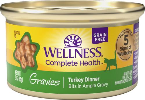 Complete Health Natural Grain-Free Gravies Tuna & Chicken Dinner Canned Cat Food, 3-oz, case of 12