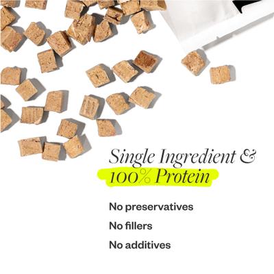 Human-Grade Beef Liver Freeze-Dried Raw Dog Treats, 4.4-oz bag