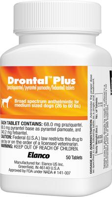 Plus Tablet for Medium Dogs, 26-60 lbs, 10 tablets