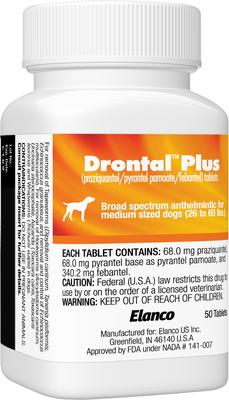 Plus Tablet for Medium Dogs, 26-60 lbs, 10 tablets