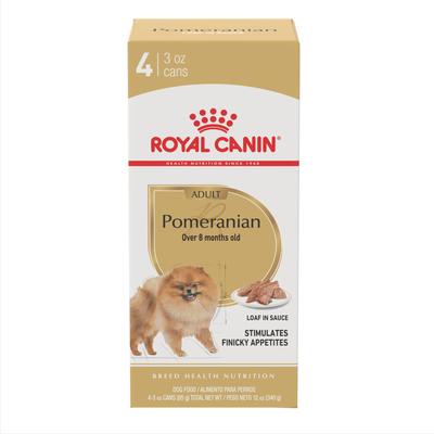 Breed Health Nutrition Pomeranian Adult Loaf in Sauce Canned Dog Food, 3-oz, case of 4
