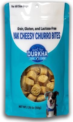 Bocados crujientes de churro con queso Yak para perros, bolsa de 1.75 oz