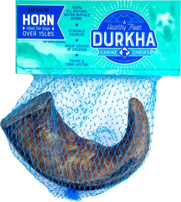 Buffalo Horn Natural Chew Dog Treats, Medium