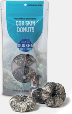 Cod Skin Donuts Dehydrated Dog Treats, Small, 3 count