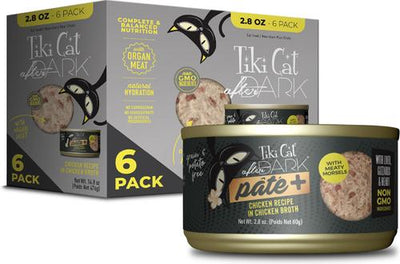 After Dark Pate+ Chicken Grain-Free Wet Cat Food 2.8-oz can, case of 6