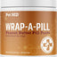 Wrap-A-Pill Peanut Butter Flavored Pill Paste Nutritional Supplement for Dogs & Cats, 4.2-oz tub